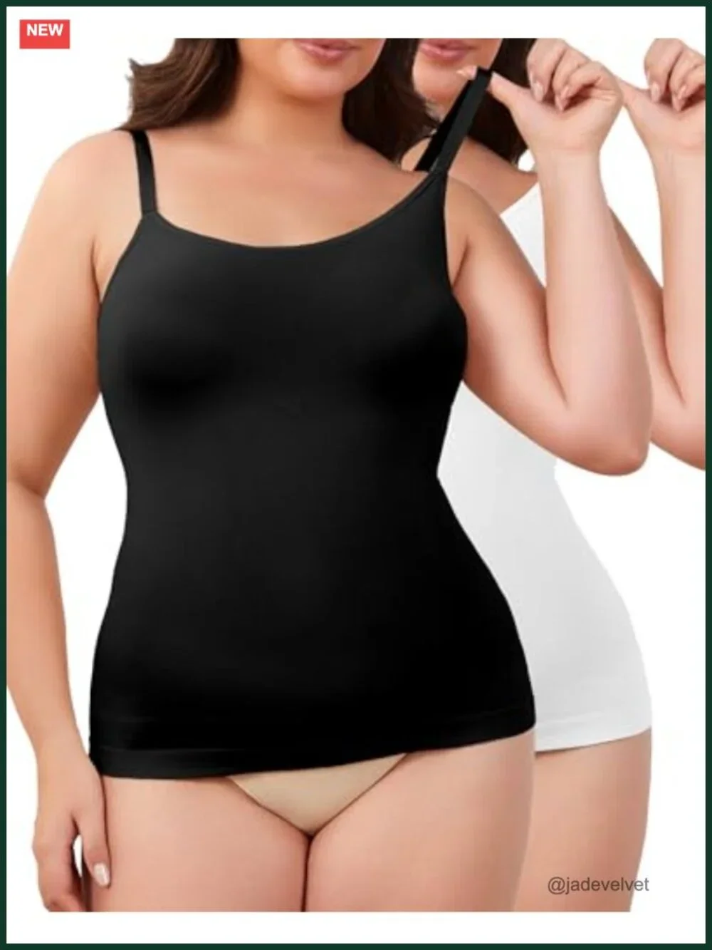 Women's Tummy Control Shapewear Cami, Seamless High Compression Tank